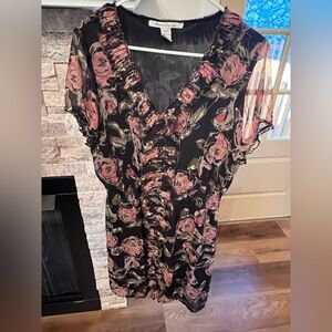 American Rag Floral V-Neck